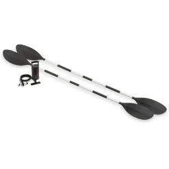 Intex Explorer K2 Kayak Set - 2 Pers - Luchtbedden - 312x91x51 cm Geel Incl. Peddels En Luchtpomp