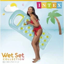 Intex Luchtbed  18-Pockets - Luchtbedden - 27x4x32 cm Assorti