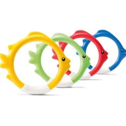 Intex Onderwater Duikringen Vissen - Speelgoed - Multi-Color 5 stuks Leeftijd 6+