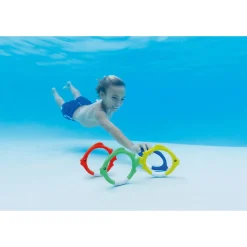 Intex Onderwater Duikringen Vissen - Speelgoed - Multi-Color 5 stuks Leeftijd 6+