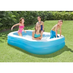 Intex Opblaasbaar Zwembad Familie - Easy Set Baden - 203x152x48 cm Blauw Leeftijd 3+