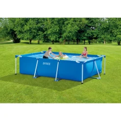 Intex Zwembad Framepool Rechthoek - Rechthoekige Frame Baden - 300x200x75 cm Blauw