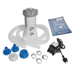 Intex Zwembadpomp 12v Voor 457cm - Filterpomp - Grijs 12 Volt 3407 L/H