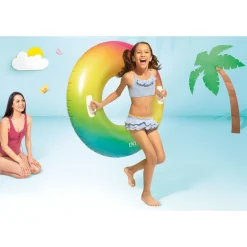 Intex Zwemband Whirl Tube Color - Luchtbedden - 122 cm Multi-Color