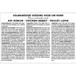 Jarco Worst - Diepvriesvoer - Kip Konijn Ø5x19 cm 250 g