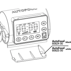 Jbl Autofood Batterijdeksel - Voederautomaat - Wit 1 stuk