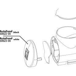 Jbl Autofood Eindkap - Voederautomaat - Zwart 1 stuk