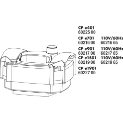 Jbl Cristalprofi E701 Greenline Pompenkop - Filters - 1 stuk