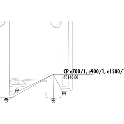 Jbl Cristalprofi E4/7/9/1500/1.2 Rubberen Schokbreker - Filters - 4 stuks
