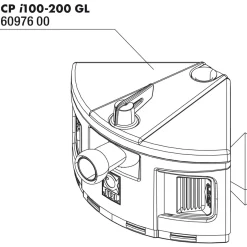 Jbl Cristalprofi I 100/I200 Gl Pompenkop - Filters - 1 stuk