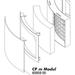 Jbl Cristalprofi M Greenline Afdekkingmodule - Filters - 1 stuk