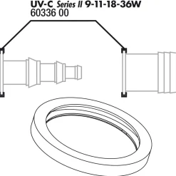 Jbl O-Ring Voor Slangaansluiting Uv - Aquarium Toebehoren - 1 stuk Voor Slangaansluiting Uv