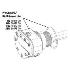 Jbl Procristal Uv-C Compact Plus Elektrische Eenheid - Uv-filters - 18 Watt