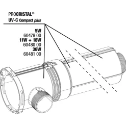 Jbl Procristal Uv-C Compact Plus Behuizing - Uv-filters - 11/18w