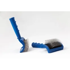 Jean Peau Slicker Blauw Lange Tand Zwart Bed - Hondenvachtborstel - per stuk