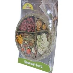 Jr Farm Gourmet Bord - Ruwvoer - Ø13 cm 100 g