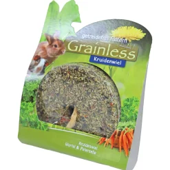 Jr Farm Grainless Kruidenwiel Met Wortel En Peterselie - Ruwvoer - 13x5x20 cm 140 g