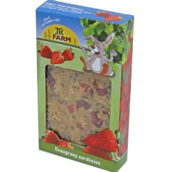 Jr Farm Knaagreep - Ruwvoer - Aardbei 125 g