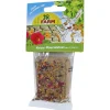 Jr Farm Knaagsteen Leem Met Bloemen - Supplement - 9x3.5x15 cm 100 g