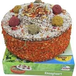 Jr Farm Knaagtaart - Knaagdiersnack - 13.5x13.5x11 cm 200 g