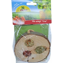 Jr Farm Pik-Schijf Trio - Vogelspeelgoed - 13x3x23 cm 70 g