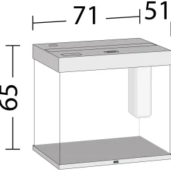 Juwel Aquarium Lido 200 Led 71x51x65 cm - Aquaria