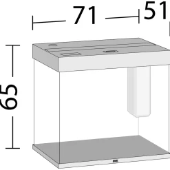 Juwel Aquarium Lido 200 Led 71x51x65 cm - Aquaria