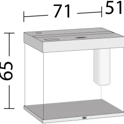 Juwel Aquarium Lido 200 Led 71x51x65 cm - Aquaria
