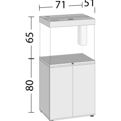 Juwel Aquarium Lido 200 Led 71x51x65 cm - Aquaria