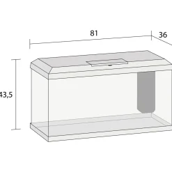 Juwel Aquarium Primo 110 2.0 - Aquaria - 82x37x42 cm Wit