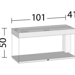 Juwel Aquarium Rio 180 Led 101x41x50 cm - Aquaria