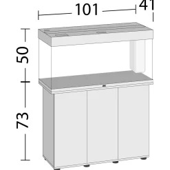 Juwel Aquarium Rio 180 Led 101x41x50 cm - Aquaria