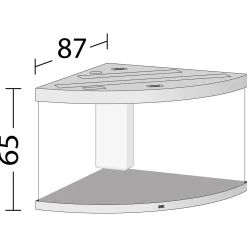 Juwel Aquarium Trigon 350 Led 123x87x65 cm - Aquaria