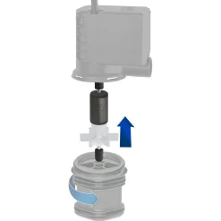 Juwel Eccoflow Impeller 1000 - Pomponderdeel - 10x8x8 cm Grijs Groen 1000