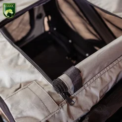 Keddoc Fietskar - Hondenfietskar - 78x75x91 cm Zwart Grijs