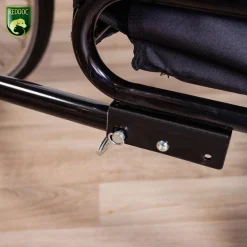 Keddoc Fietskar - Hondenfietskar - 78x75x91 cm Zwart Grijs