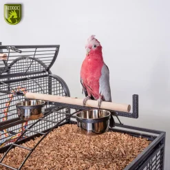 Keddoc Papegaaienkooi Colorado - Vogelverblijven - 106x65x163 cm Antraciet