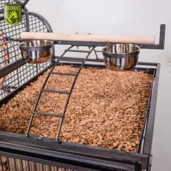 Keddoc Papegaaienkooi Colorado - Vogelverblijven - 106x65x163 cm Antraciet