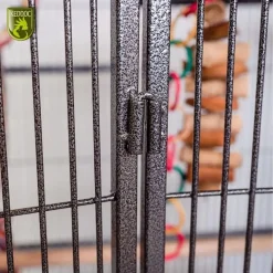 Keddoc Papegaaienkooi Washington - Vogelverblijven - 123x110x187 cm Donkergrijs