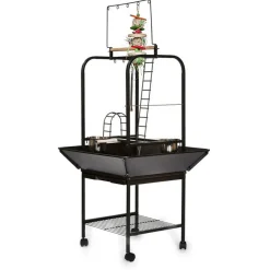Keddoc Speelplaats Bird Stand - Vogelverblijven - 66.5x63.5x141 cm Antraciet
