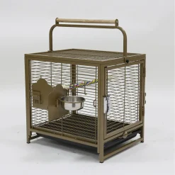 Keddoc Transportkooi Transporter - Vogelverblijven - 47.6x37.5x45.7 cm Goud