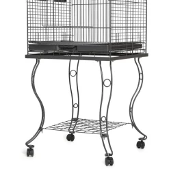 Keddoc Vogelkooi Conure - Vogelverblijven - 51x51x155 cm Antraciet