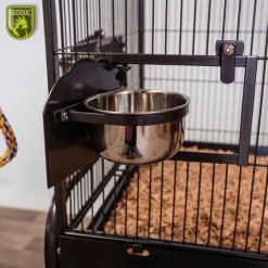 Keddoc Vogelkooi Florida - Vogelverblijven - 82x54x155 cm Donkergrijs