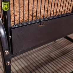 Keddoc Vogelkooi Florida - Vogelverblijven - 82x54x155 cm Donkergrijs