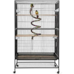 Keddoc Vogelkooi Super Home - Vogelverblijven - 94x58.4x152.4 cm Antraciet