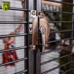 Keddoc Vogelkooi Texas - Vogelverblijven - 66x56x175 cm Donkergrijs