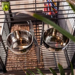 Keddoc Vogelkooi Texas - Vogelverblijven - 66x56x175 cm Donkergrijs