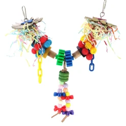 Keddoc Vogelspeelgoed Charming Chain - Vogelspeelgoed - 34x27x4 cm Multi-Color