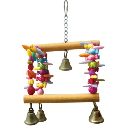 Keddoc Vogelspeelgoed Color Swing - Vogelspeelgoed - 24x13x13 cm Multi-Color