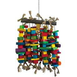 Keddoc Vogelspeelgoed Jawa Blocks - Vogelspeelgoed - 55x35x15 cm Multi-Color